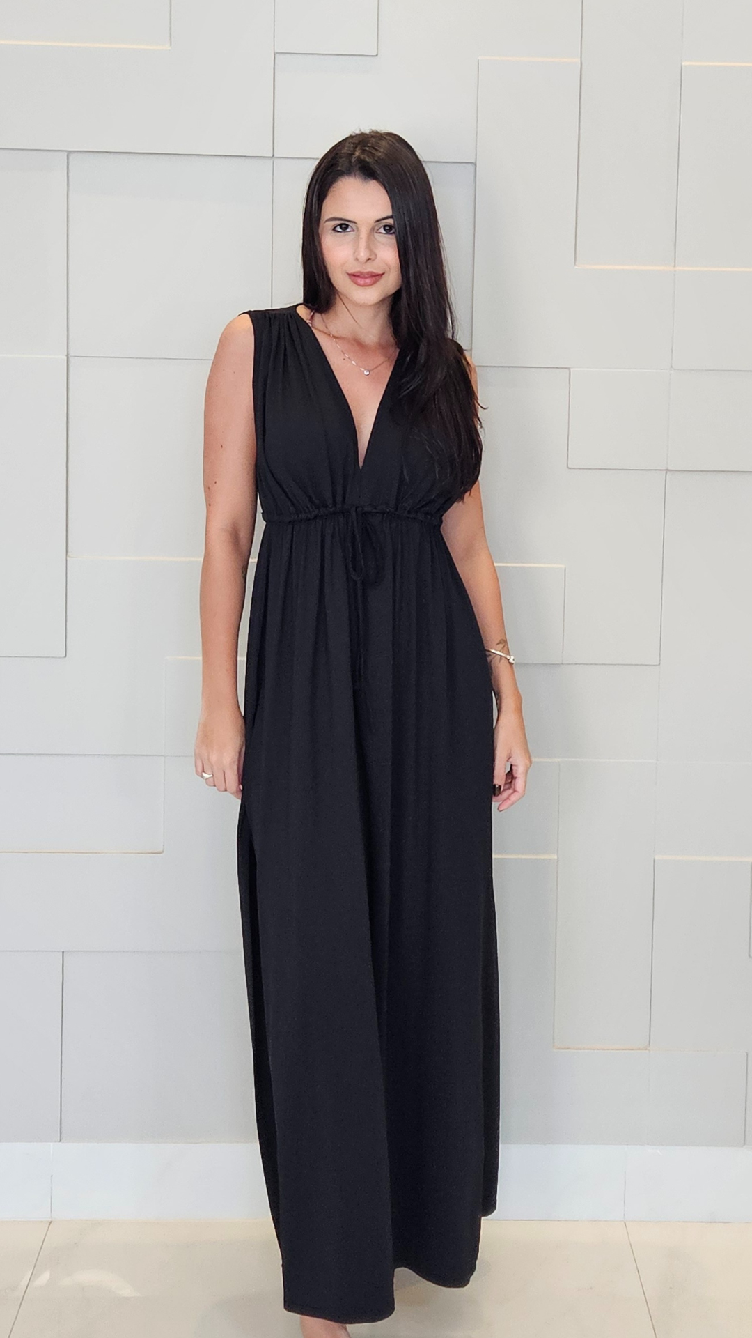 Vestido Cíntia | Saída de Praia | Preto