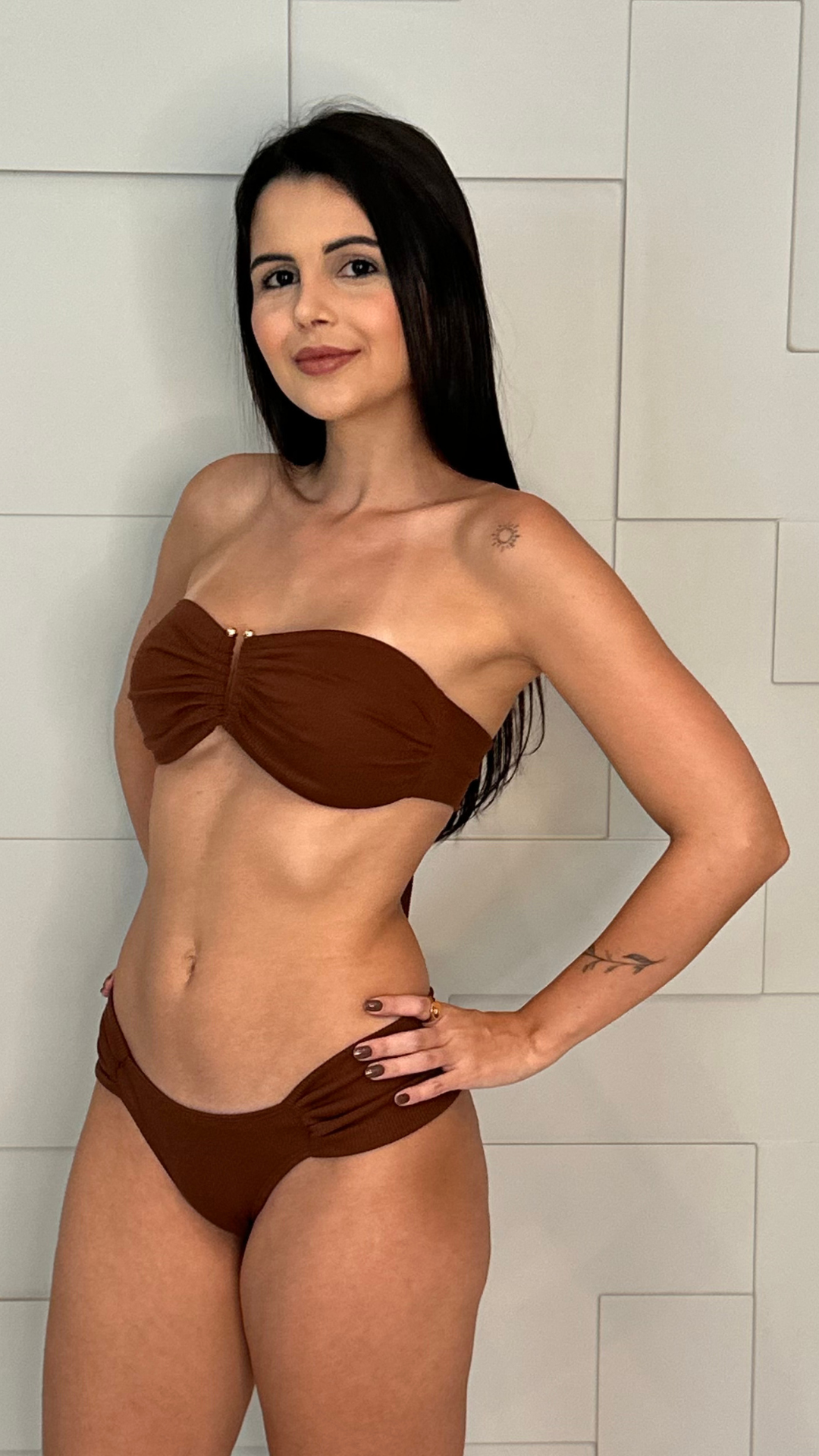 Calcinha Adriane | Marrom Canelado