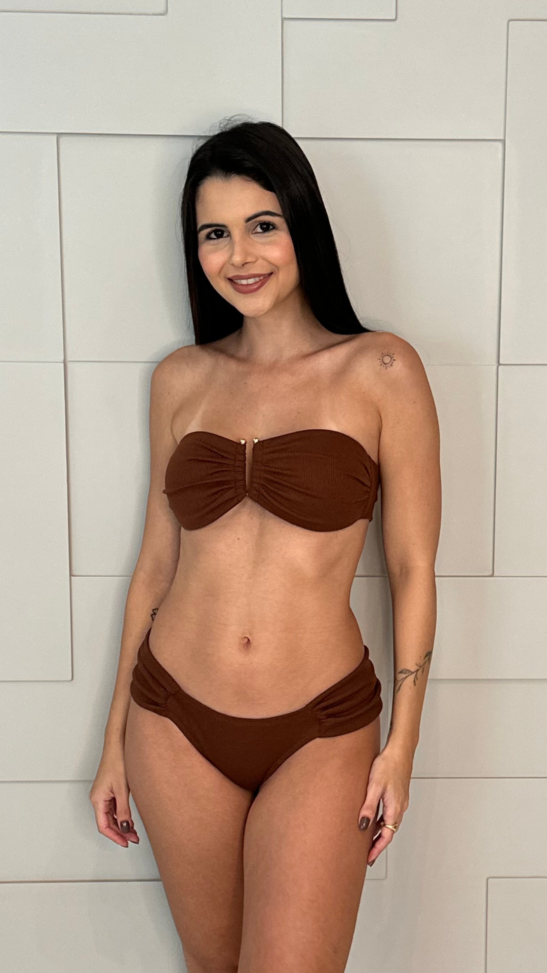 Calcinha Adriane | Marrom Canelado