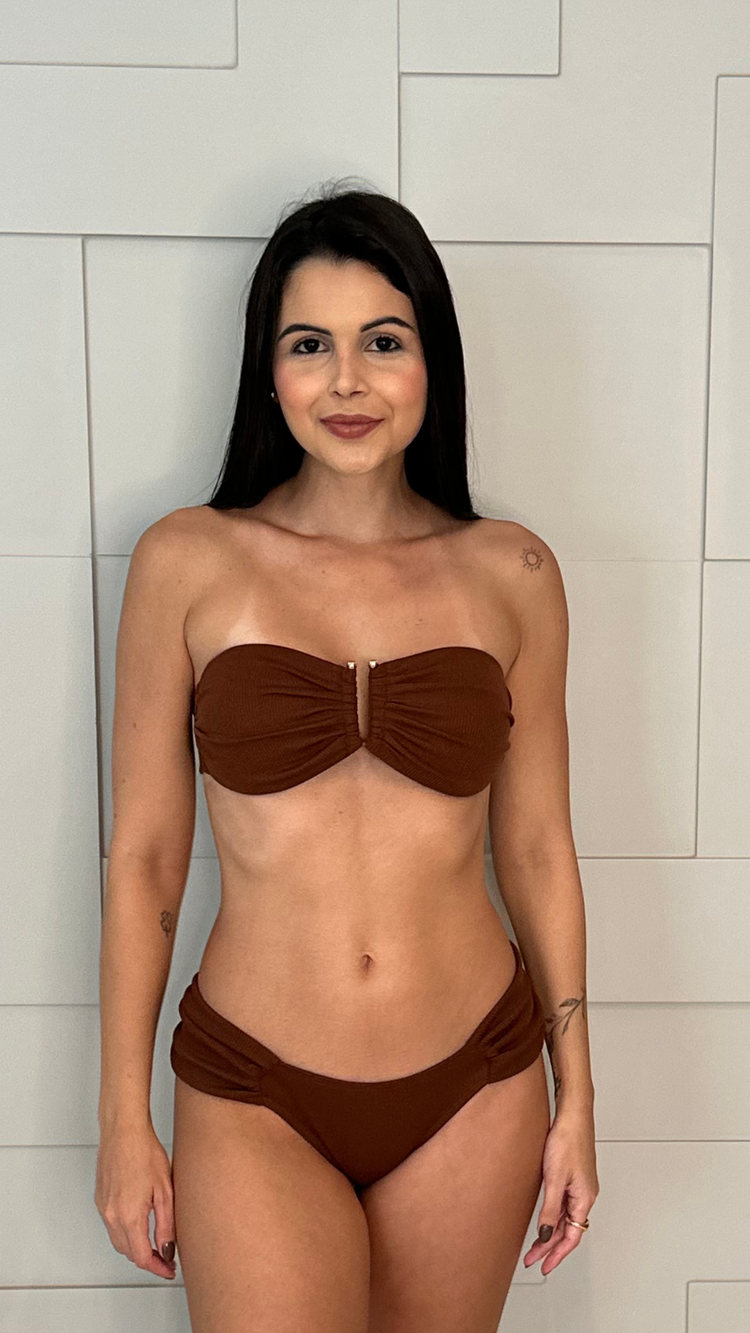 Calcinha Adriane | Marrom Canelado