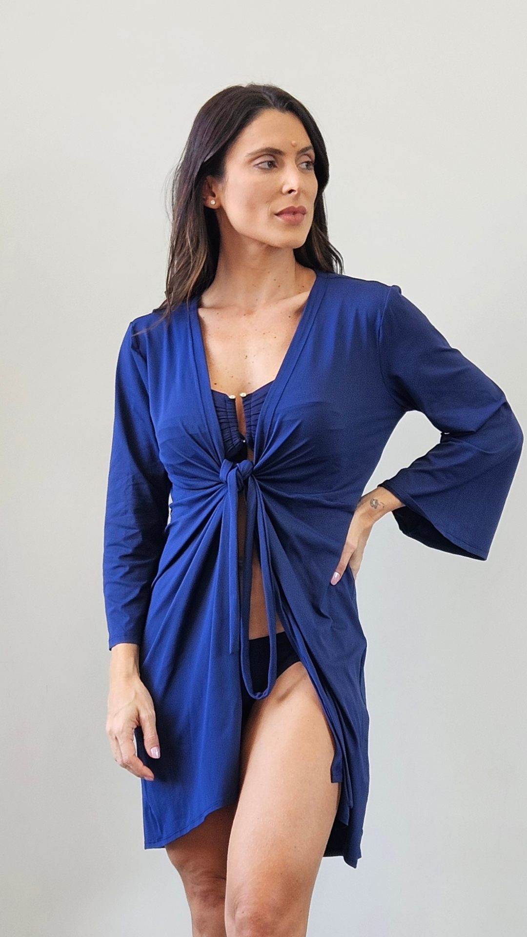 VESTIDO SILVIA MARINHO MALHA
