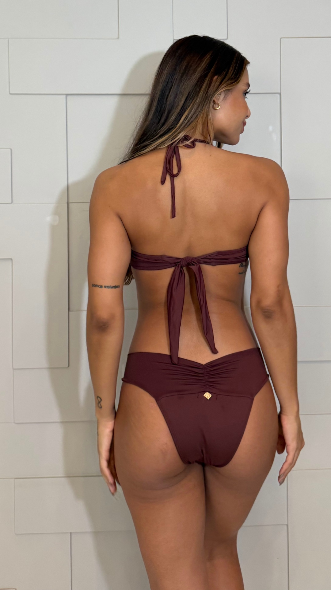 Top Helena Jaspe Marrom