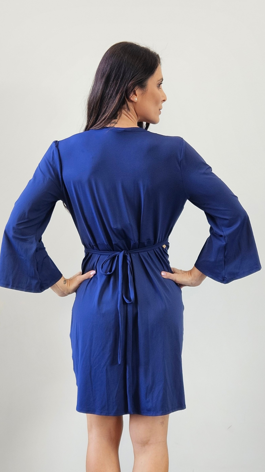 VESTIDO SILVIA MARINHO MALHA