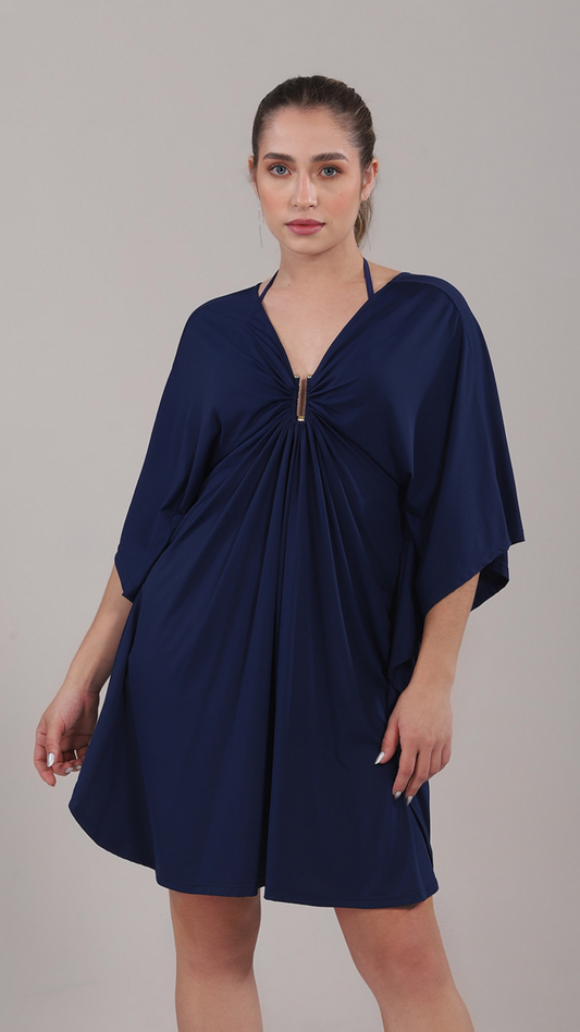 Caftan Lia | Saída de Praia | Marinho