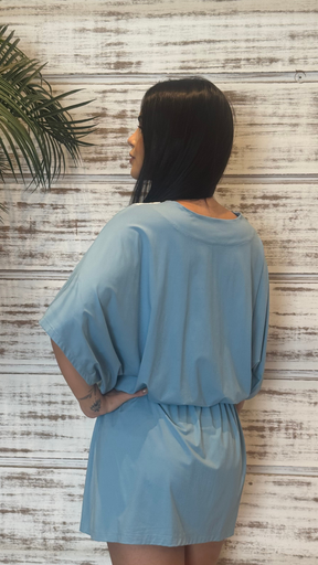 Vestido Karina | Saída de Praia | Azul Serenity