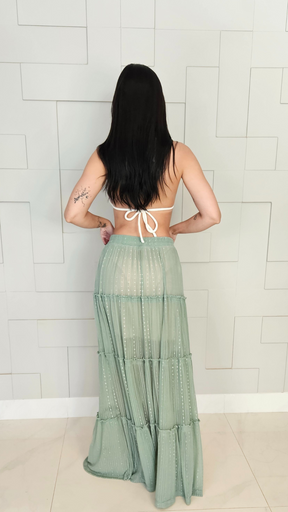 Saia Estela | Verde Jade