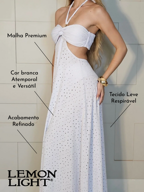 Vestido Virginia Laise Branco