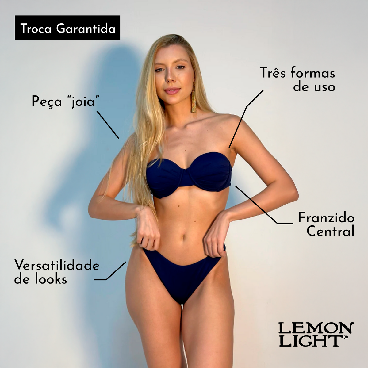 Top Helena Marinho | Top de Biquíni com Aro e Alças Artesanais – Lemon Light.