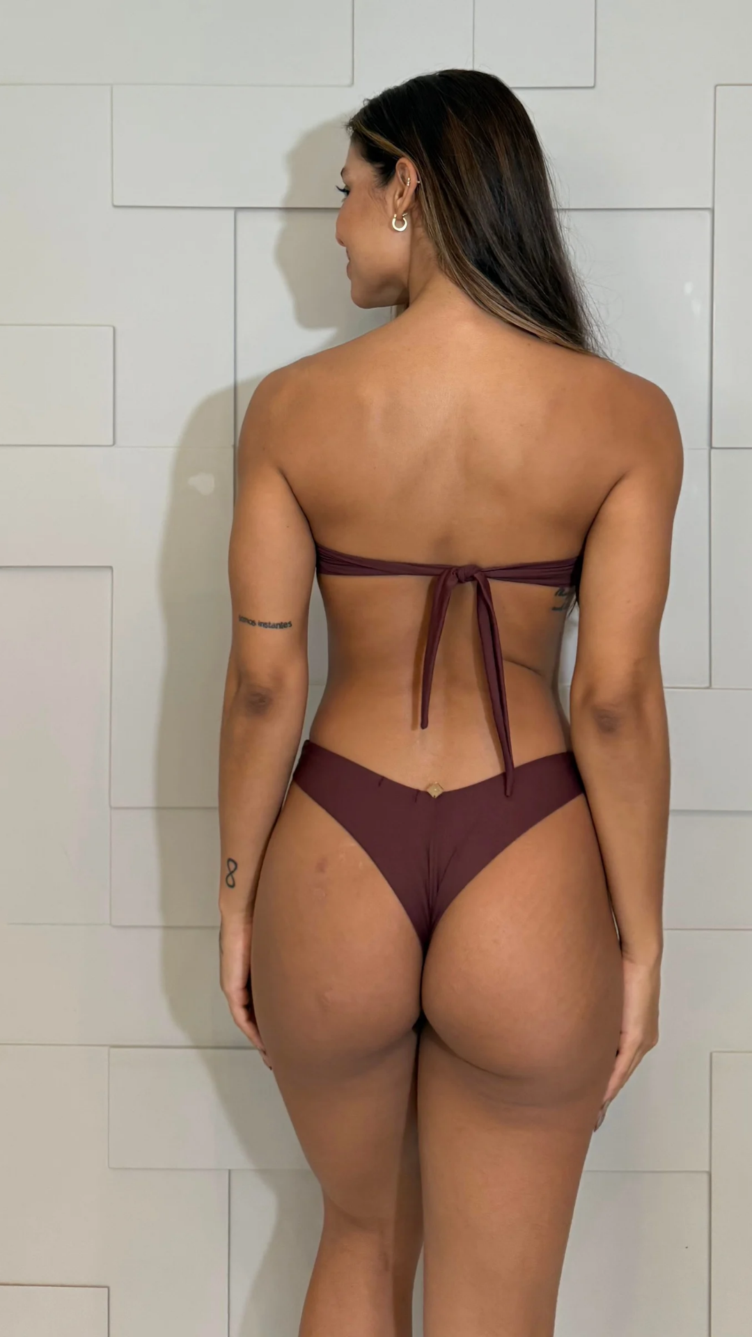 Top Tati  Marrom