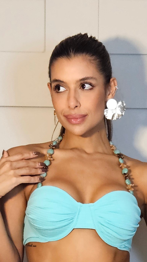 Top Helena Tiffany | Top de Biquíni com Aro e Alças Artesanais – Lemon Light.