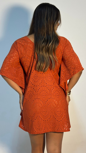 CAFTAN LIA LAISE TERRACOTA