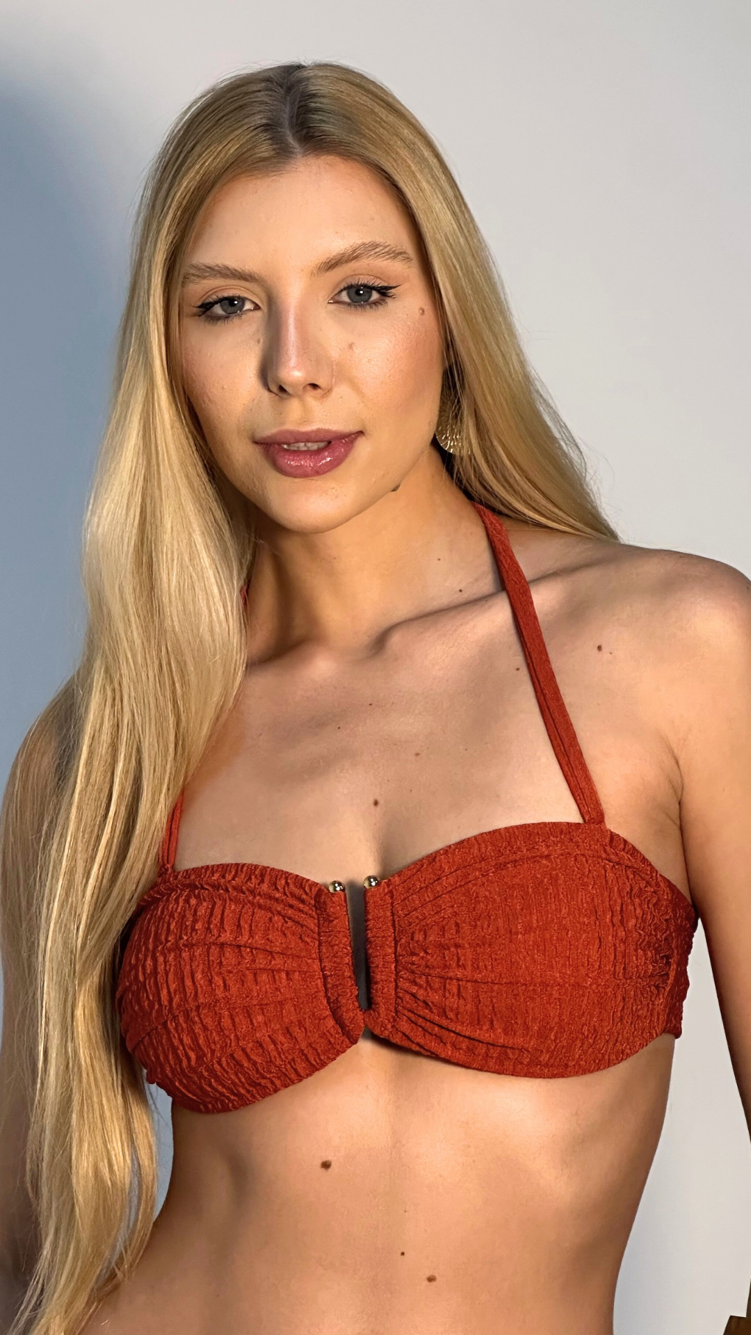 TOP TATI TEXTURIZADO TERRACOTA