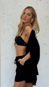Kimono e short Jú preto